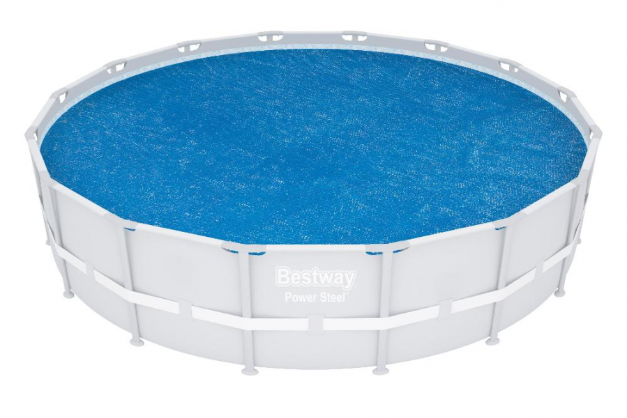 Солнечное покрывало для каркасного бассейна 488см (D462см) 2 шт/упак 58253 Бествей