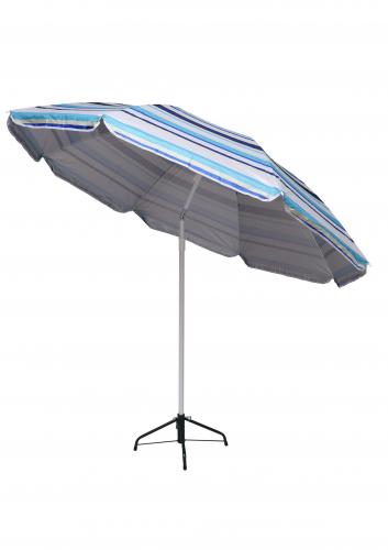 Зонт пляжный фольгированный (150см) 6 расцветок 12шт/упак ZHU-150 (расцветка 1) - фото 1