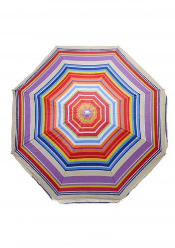Зонт пляжный фольгированный (150см) 6 расцветок 12шт/упак ZHU-150 (расцветка 1) - фото 12
