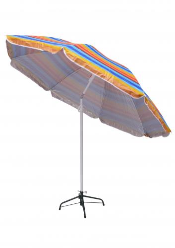 Зонт пляжный фольгированный (150см) 6 расцветок 12шт/упак ZHU-150 (расцветка 1) - фото 7